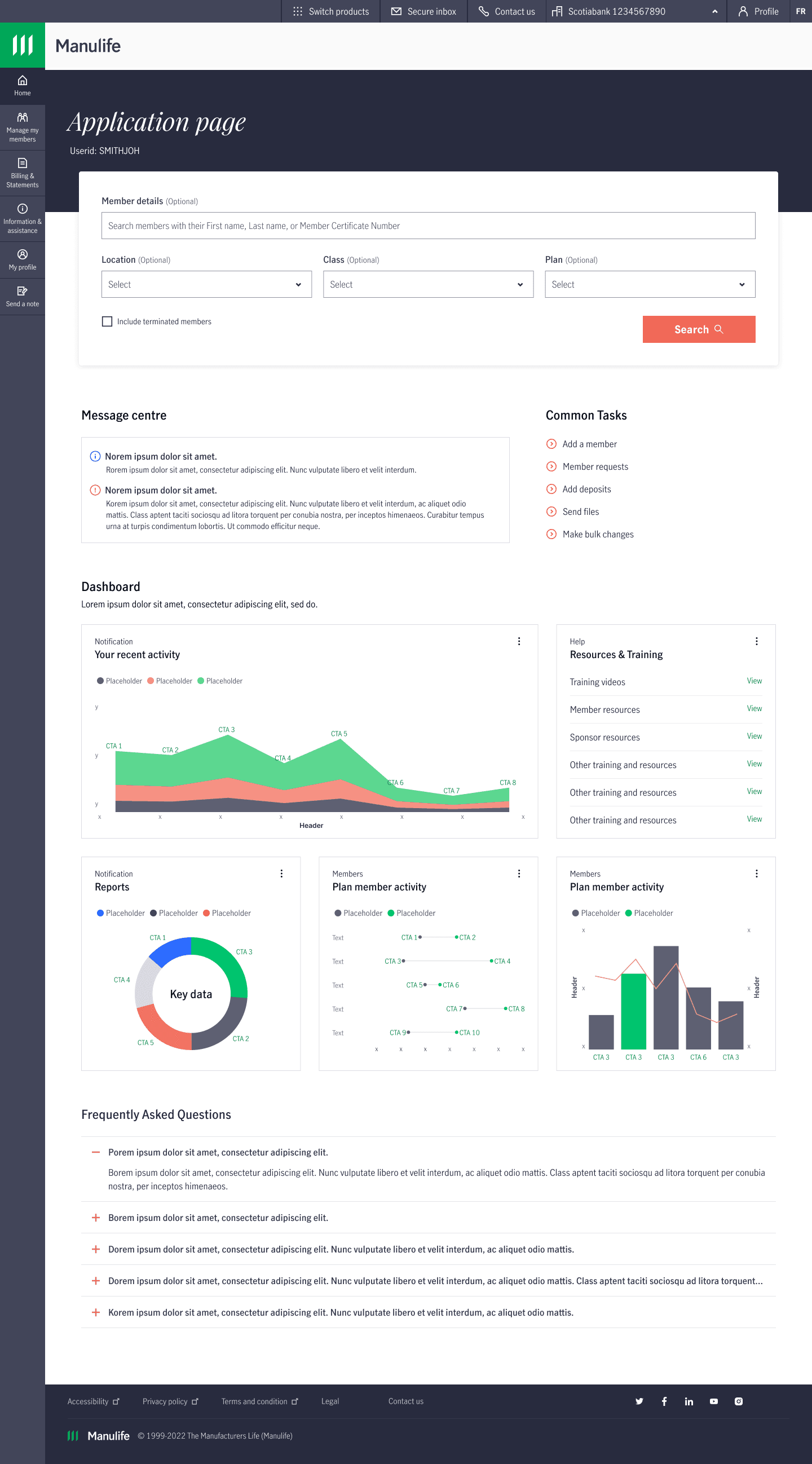 Plan Administrator Home (PowerBi)