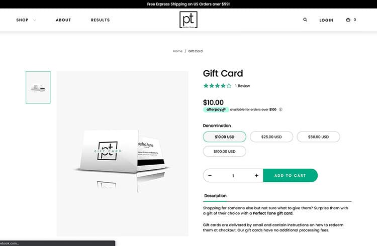 Perfec-tone screen 5