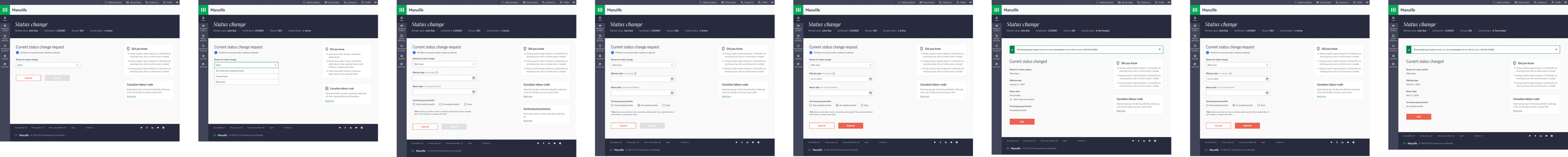 Status Update (Other leave)