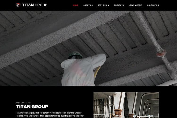 Titan Group screen 1