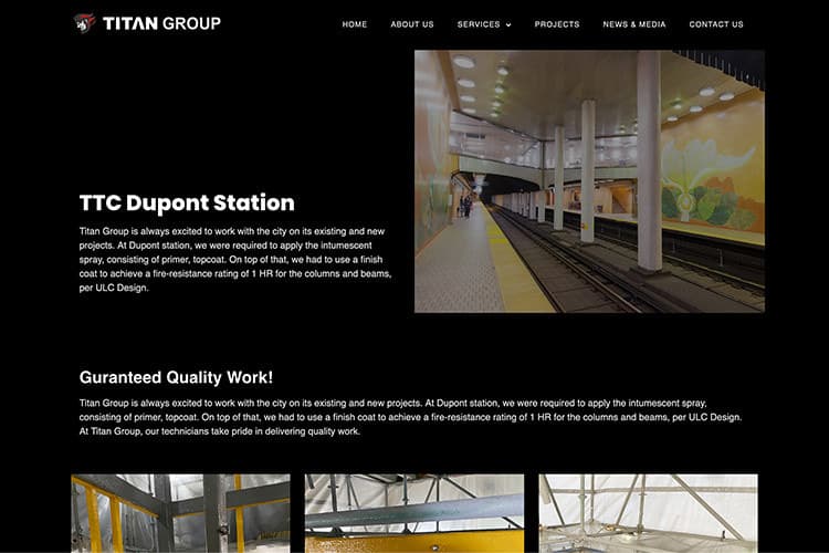 Titan Group screen 3