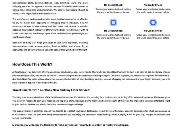 Trip Support project screen 11