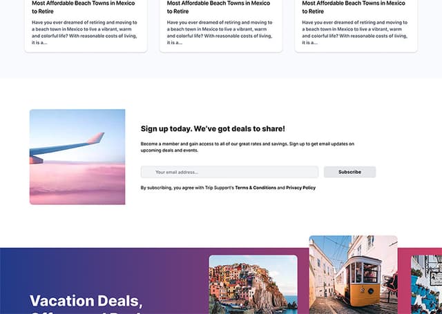 Trip Support project screen 4