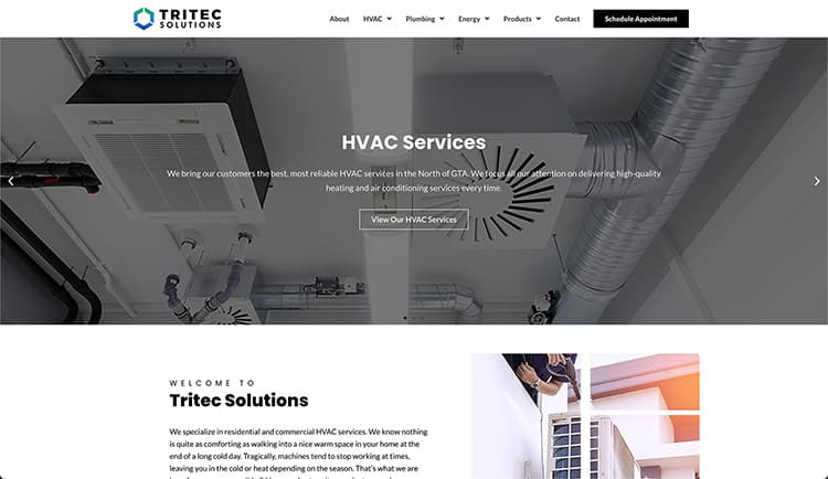 Tritec Solutions screen 1